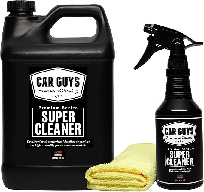 CAR GUYS Super Cleaner Bundle - Buy 1 Gallon Super Cleaner and Get Half Off 18oz Super Cleaner
