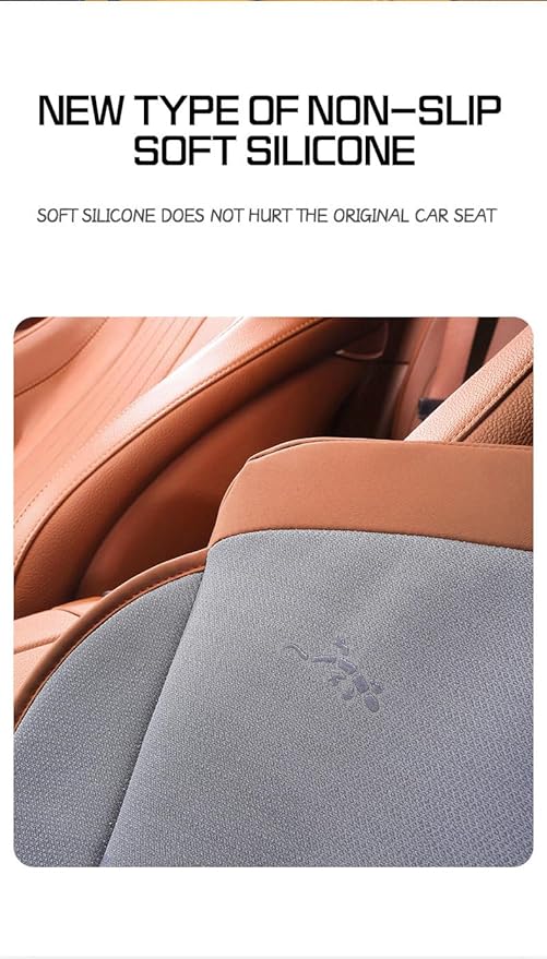 Car Seat Cushion Fit for BMW Accessories Front and Rear Seat Pad for Car Driver Seat Office Chair Ocher Brown(1PC)