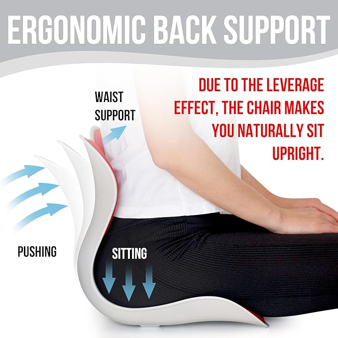 Lumbar Support Posture Corrector Chair for Kids – Size S Childrens Ergonomic Back Support Chair for Posture Correction – Portable Lumbar Support Posture Corrector Chair for Teens