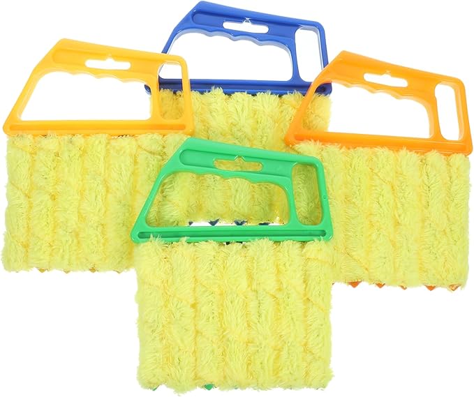 Ipetboom 12pcs Portable Blinds Cleaner Detachable Window Vent Duster for Efficient Dust Removal for Air Conditioner Vents and Hard Reach Areas Sturdy and Washable Design