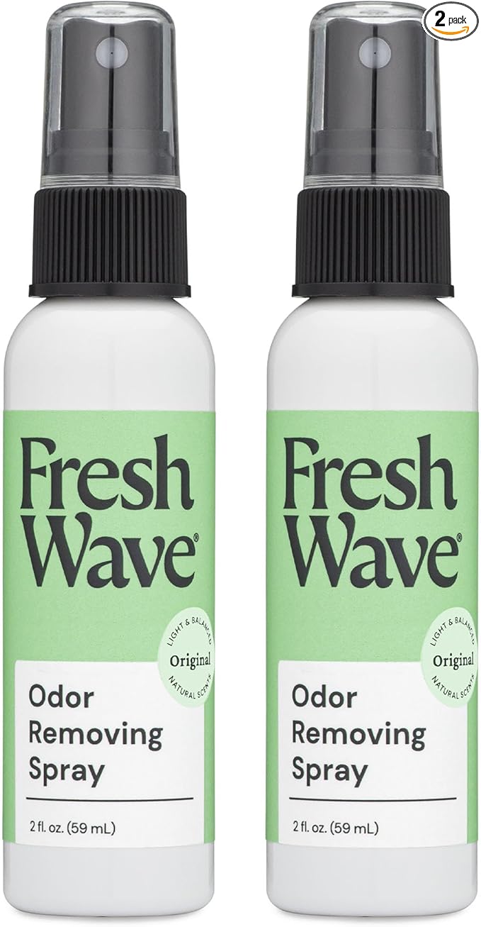 Fresh Wave Original Scent Odor Eliminator Spray & Air Freshener, 2 fl. oz. Travel Size (Pack of 2)