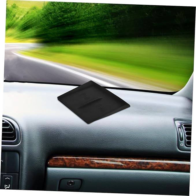 Alipis Anti-Skid Silicone Cordless Charging Mat for Center Console Wireless Charging Pad for Vehicle Interior Fits Model Non-Slip Dashboard Accessory Protection