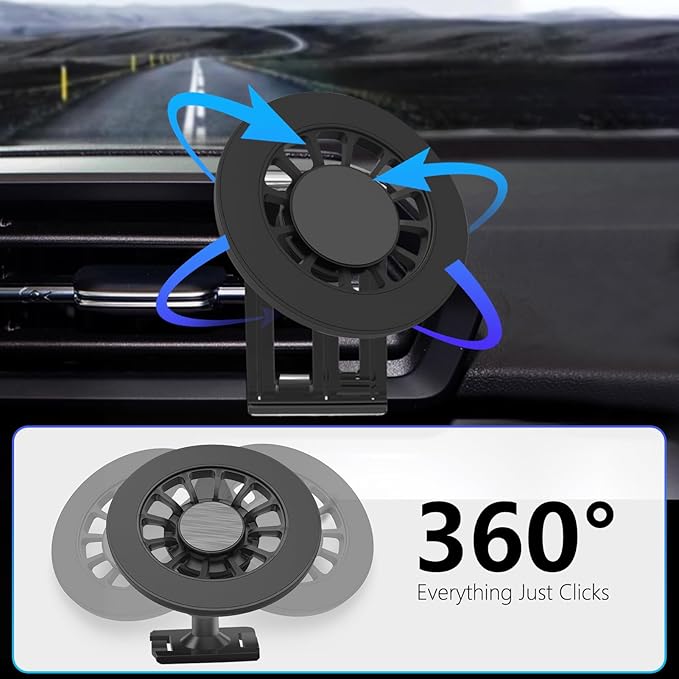 A3 Phone Mount for Magsafe, Exclusive Fit for Audi A3 S3 RS3 2021-2025, for iPhone 16/15/14/13/12/Mini Series, Air Vent Audi A3 Accessories