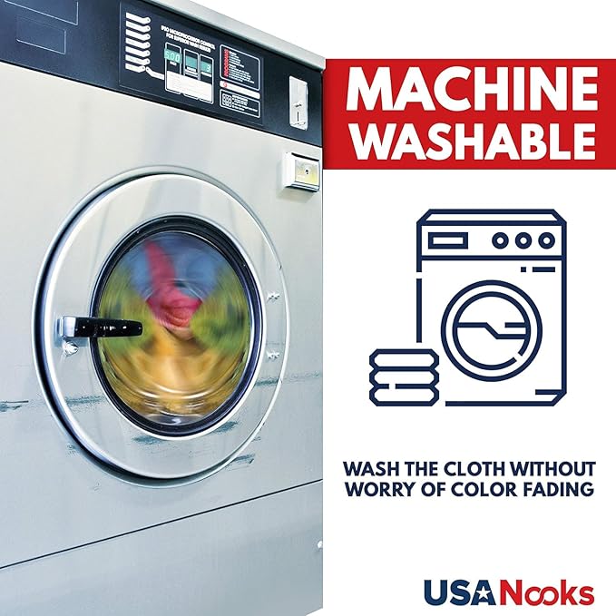 USANOOKS Premium 300GSM Microfiber Cleaning Cloth - 12.5"x12.5" High Performance - 1200 Washes, Ultra Absorbent Microfiber Towels for Cars Undercarriage, Rims & Engine Bay Cleaning - Microfiber Cloth