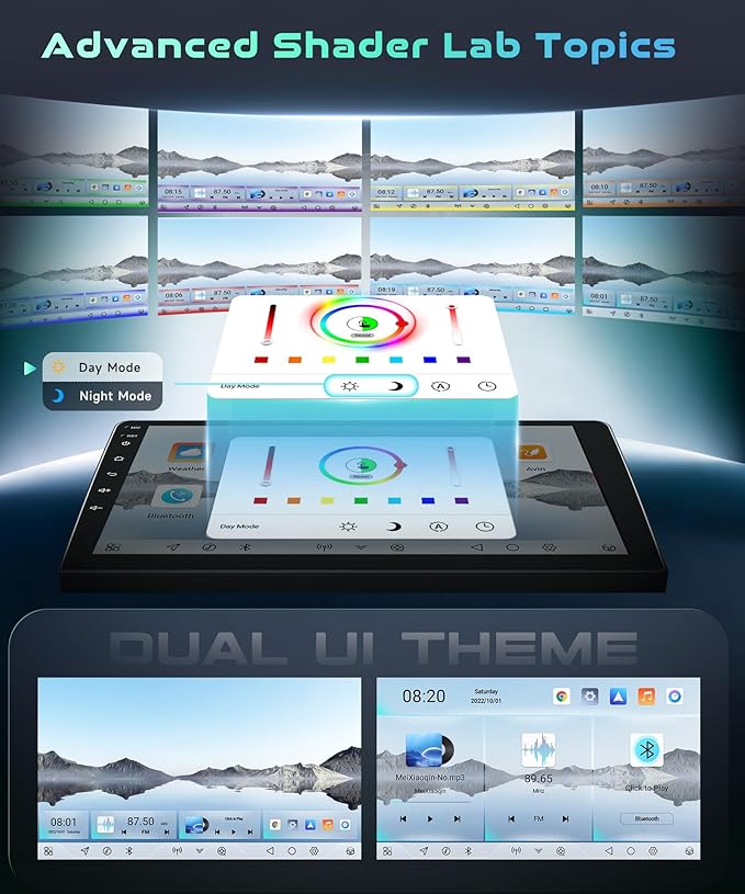 Snapdragon 8 Core 4GB+64GB 5/6Ghz WiFi for Ford Transit 2013-2019 Car Stereo with Android 15 Radio 9 Inch 1280 * 720 IPS Touchscreen Carplay/Android Auto GPS FM/RDS SWC Camera