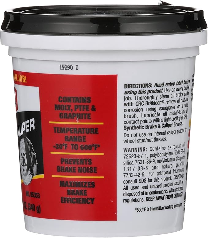CRC 05353 Brake Caliper Grease - 12 oz.