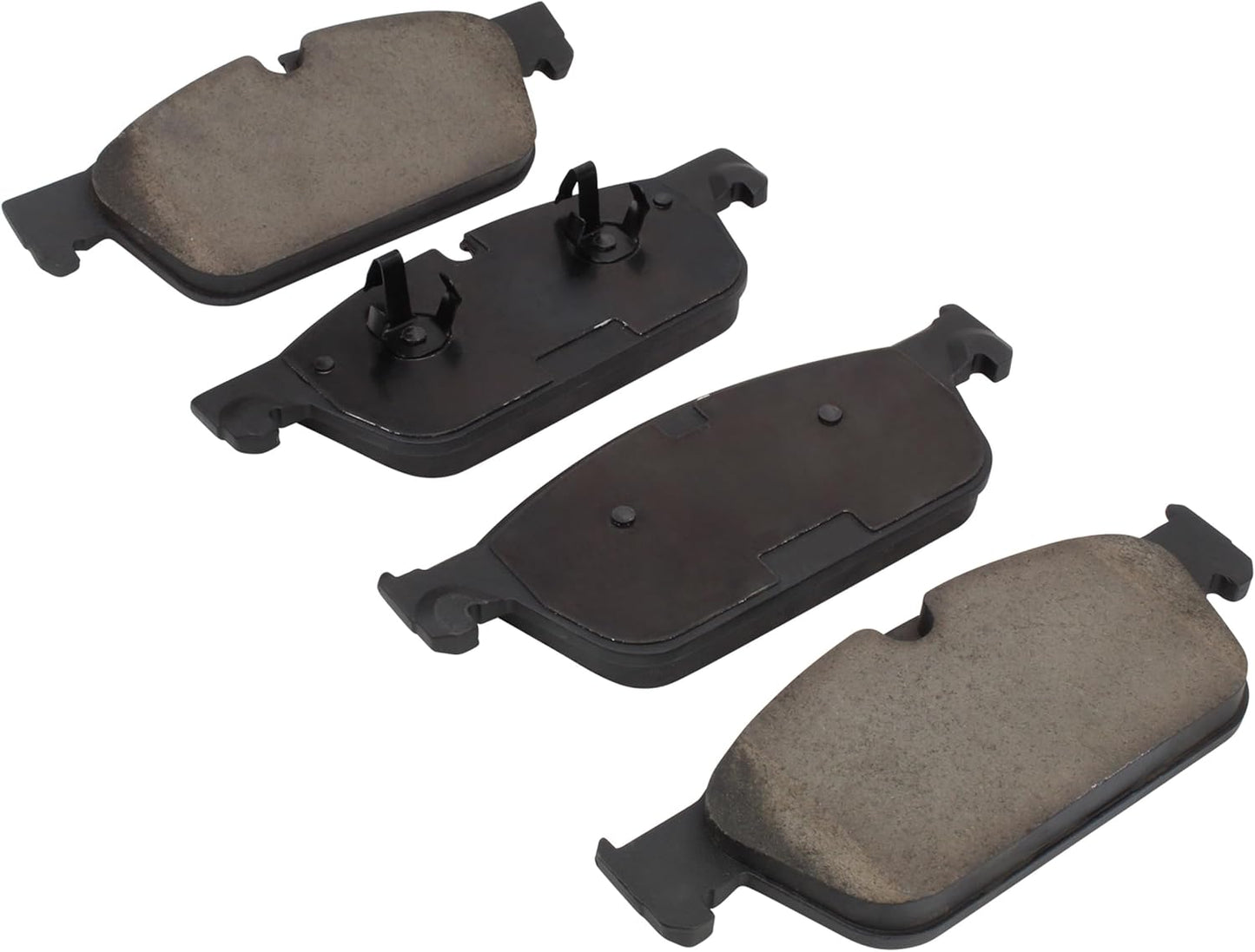 Premium Ceramic Front Brake Pads (1001-1636AC) Compatible with Mercedes-Benz GL500 2015-2014, GL550 2016-2013, GLE450 AMG 2016, GLE550e 2018-2016, GLS550 2019-2017