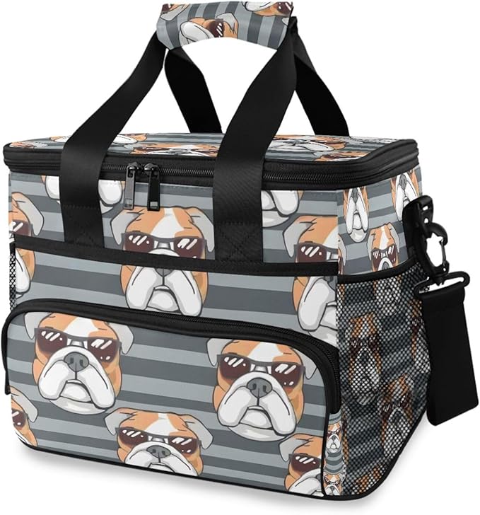 Cooler Bag Insulated Picnic Bag Large Lunch Box Reusable Tote Bag Soft Sided Portable Beach Cooler Grocery Camping