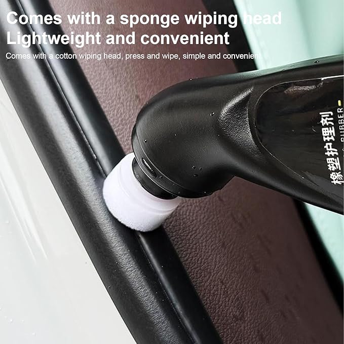 Rubber Seal Conditioner | 100ml Quick Long Lasting Auto Cleaning Supplies,Car Rubber Trim Restorer,for Truck Convertible Garage Home Underseat Ceiling Board Components