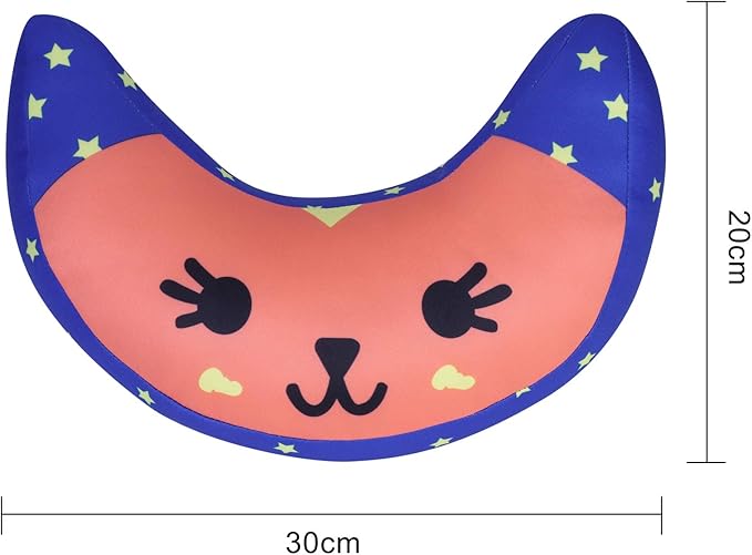 Kids Seat Belt Pillow Soft Car Seat Neck Support Pillow Pad Safety Belt Strap Cover Headrest Travel Cushion for Auto Airplane Pushchair