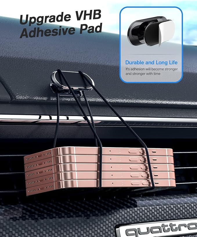 Magnetic Phone Holder for Car[2 Pack],Phone Holders for Your car [Upgrade Magnet] -360 Rotation,Car Magnet Phone Mount Compatible with All Cell Phone