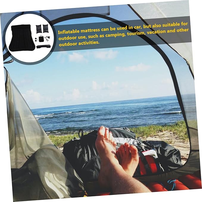 1set Multi-Function Inflatable Mattress for Cars Portable Sleeping Air Mattress for Outdoor Camping and Travel SUV-Sized Protective Design and Accessories