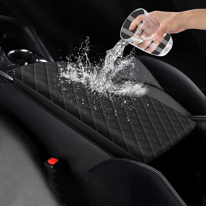 AOMSAZTO Console Pad for 2018-2024 Toyota Camry Armrest Pad for Toyota Camry Black