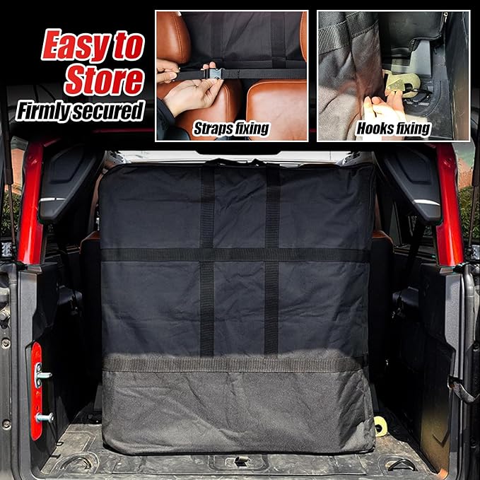 Hard Top Storage Bag Compatible with Ford Bronco 2024 2023 2022 2021, Fit Bronco Accessories 2/4-Door, Roof Panel Over First Row Seat, Portable Panel Storage Bag
