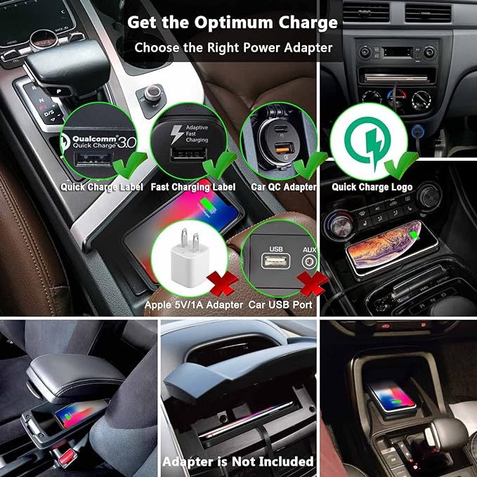 Wireless Car Charger Qi Charging Pad Fast 15W 10W 7.5W Quick Charge Adapter for iPhone 14 13 12 Mini 11 Pro Max 8 Plus X XR Xs Airpods LG Samsung Note Galaxy Buds S9 S10 S20 S21 S22 S23 Android Phones