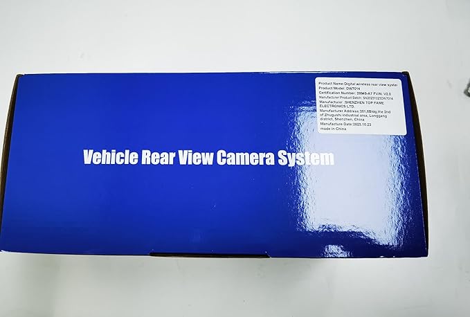 AMTIFO Wireless RV Backup Camera System - 2 HD 1080P Cameras with 7" Split-Screen Monitor,Compatible with Furrion Pre-Wired RVs,Loop Recording,Night Vision,Easy Install for Trailers Campers Trucks
