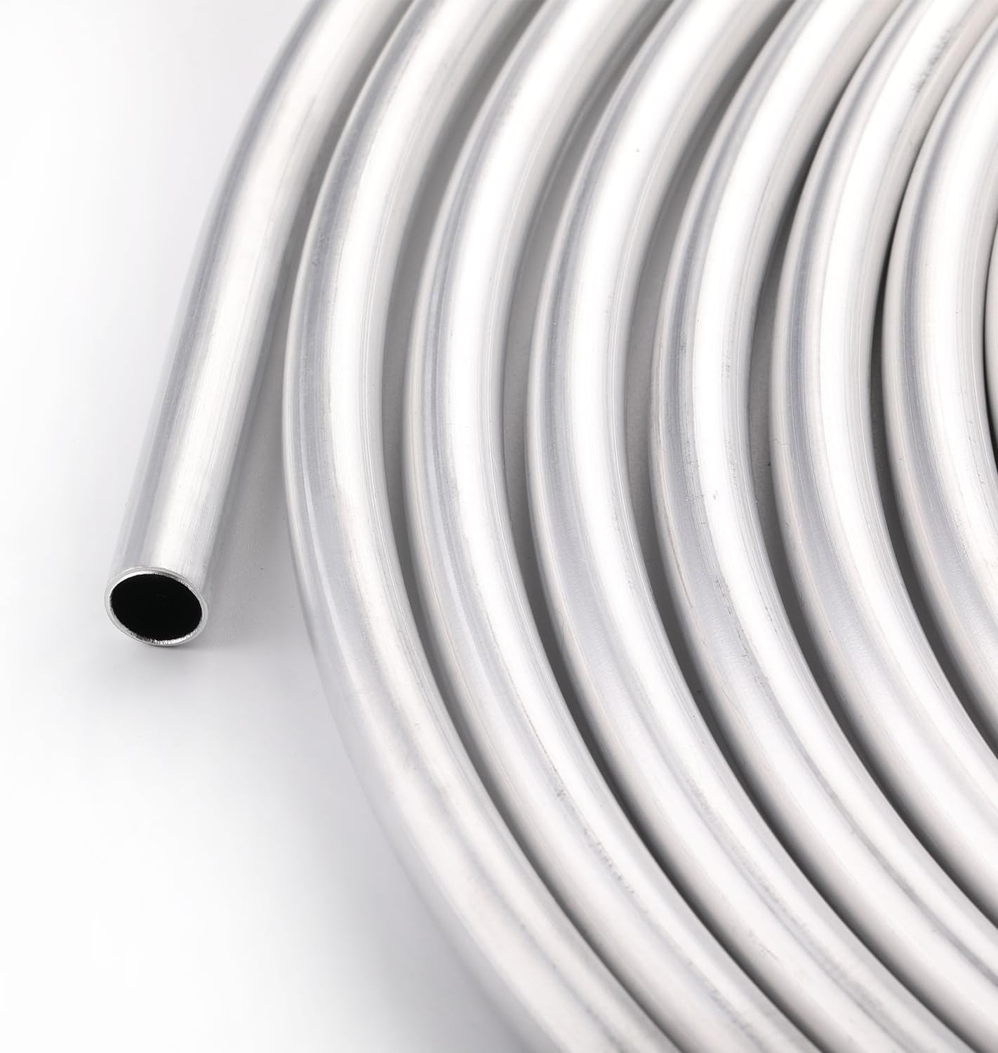 5/16" OD Aluminum Hard Fuel Line Hardline Tube Tubing Coil 16 Feet Roll