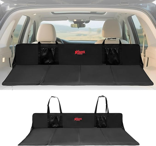 MYDAYS Car Rear Seat Mattress Extension Plate, Portable Air Mattresses Extenders for Sleeping, Increase Travel Trunk Bed Space for Car/SUV Camping