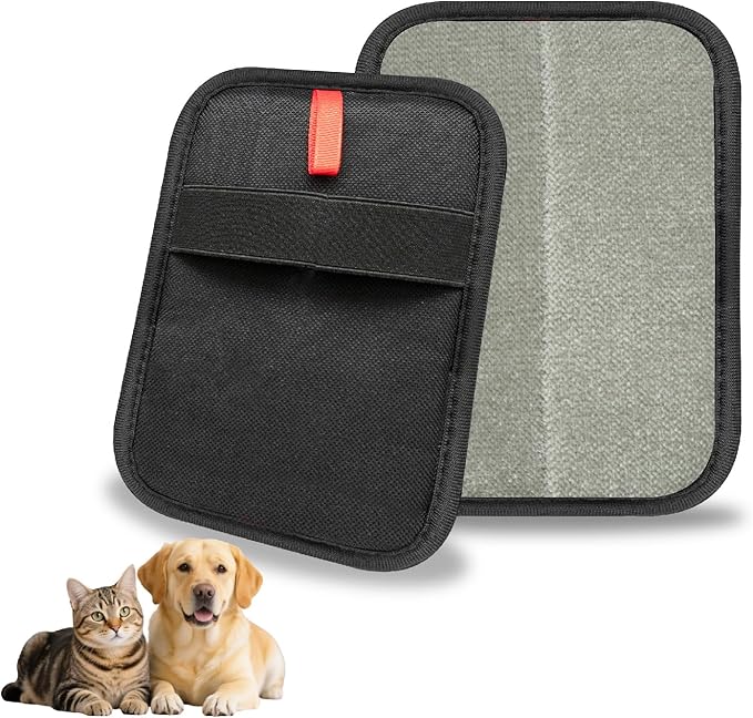 Pet Hair Remover, Electrostatic Pet Hair Removal Gloves,Cat &Dog Grooming Gloves, Washable & Reusable Removal for Clothe, Couch, Curtain,Bedsheet,Furniture, Carpet, Cat Hair Removal Tool