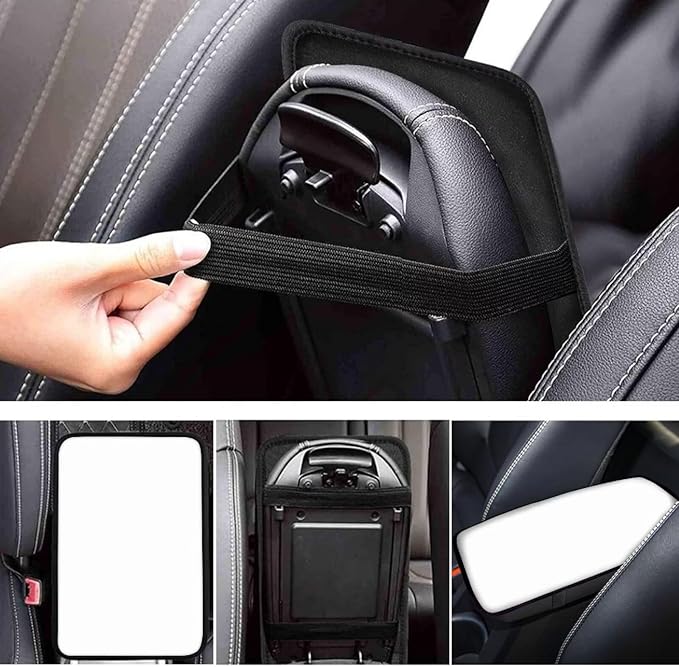 Customized Car Armrest Pads Car Armrest Cushion Arm Rest Covering Car Middle Console Covers Non Slip for Truck Auto SUV Car Accessories