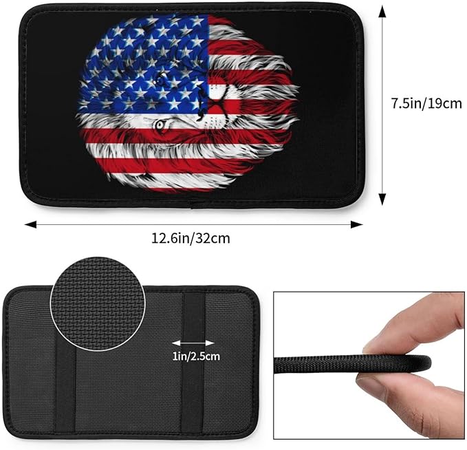 DARLEKS Car Armrest Cushion Auto Center Console Cover Pad Car Handrail Box Universal Decoration Mat