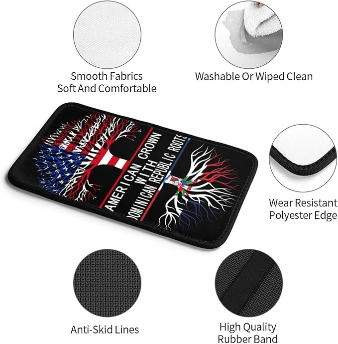 DARLEKS Car Armrest Cushion Auto Center Console Cover Pad Car Handrail Box Universal Decoration Mat