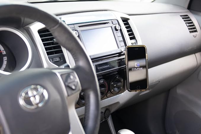 Course Motorsports Direct Fit Phone Mount - Toyota Tacoma (2005-2015) Compatible with All Phones - Magsafe Compatible Magnetic