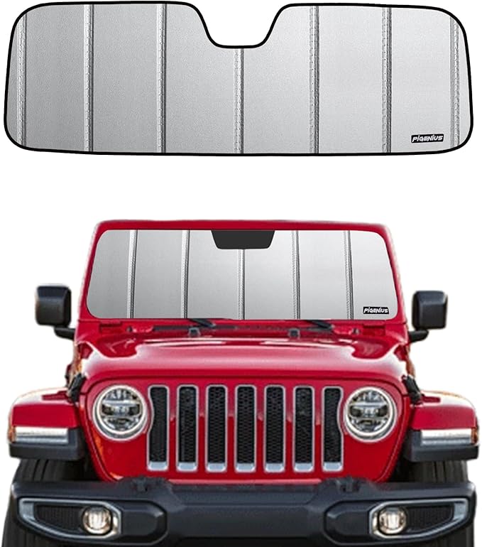 Windshield Sun Shade for Jeep Wrangler 1997-2006 Front Window Sunshade - Safeguard