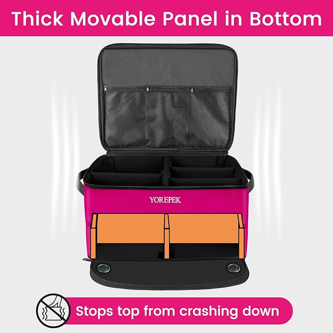 YOREPEK 2 Layer Golf Trunk Organizer, Golf Gifts for Men with Separate Ventilated Compartment for 2 Pair Shoes, Waterproof Car Trunk Locker for Balls, Tees, Clothes, Gloves, Gifts for Golfers