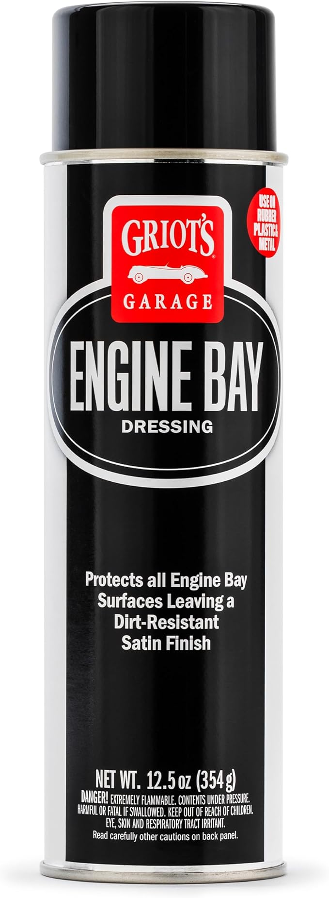 Griot's Garage Engine Bay Dressing, Detailing Spray, Surface Enhancer and Protector, 20244, 12.5oz