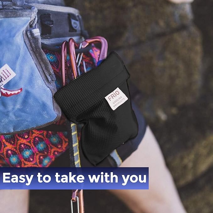 FRIO Cooling Wallet - Insulin Cooler for 45+ Hours of Stress Free On The Go - Black - XL
