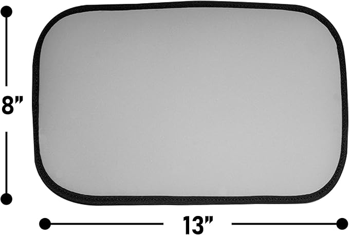 FH Group Neosupreme Blue Flat Pattern Center Console Pad – Water-Resistant Armrest Cover Protector for Cars, SUVs & Trucks