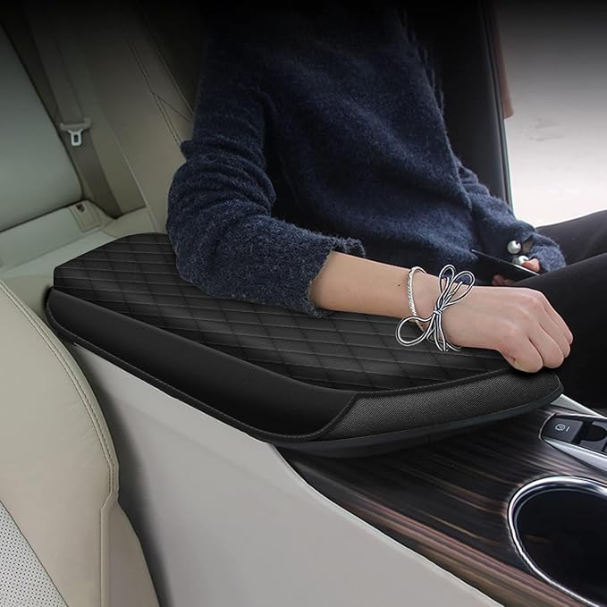 AOMSAZTO Console Pad for 2018-2024 Toyota Camry Armrest Pad for Toyota Camry Black