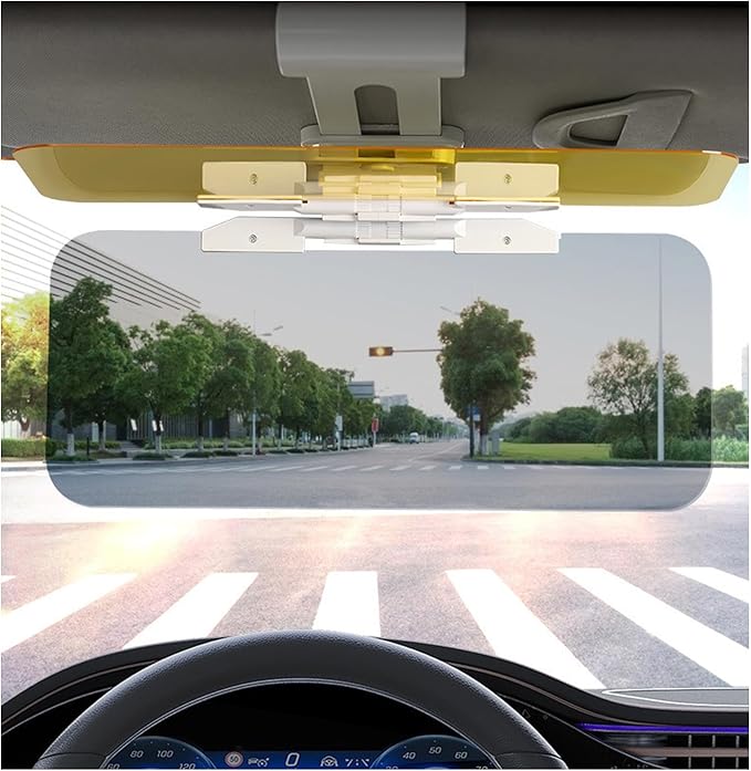Car Sun Visor Extender-Glare Reflect Light Sun Visor Anti-Ultraviolet Business Vehicle Automobile Suppliesused Both Day and Night Plastic for Vehicles Sunshade