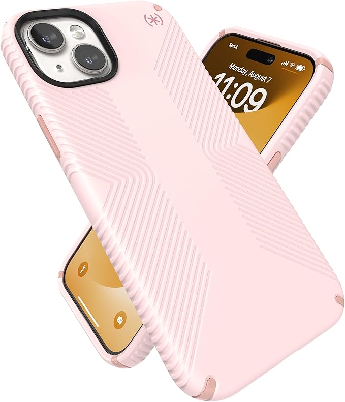 Speck Pink iPhone 15 Plus Case - MagSafe Presidio2 Grip