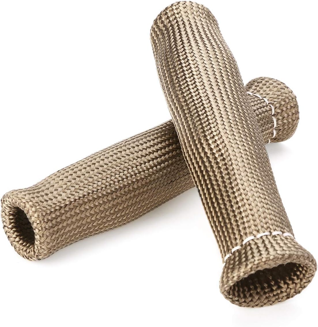 Titanium Spark Plug Wire Boots Thermal Protection Insulator Sleeve, 2500 Degree Heat shield Cover Wrap 6 inch for Car Truck 8PCS