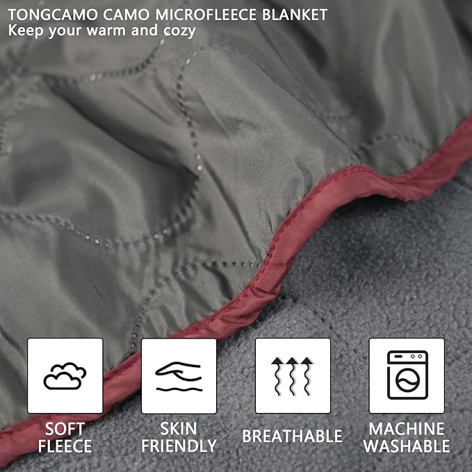 Camo Throw Blanket for Couch Sofa Soft Cozy Blankets Fleece Warm Lightweight Bedding Blanket for Living Room Travel