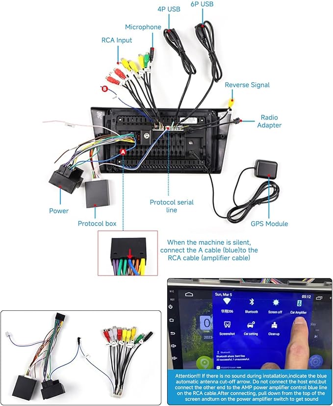 VQU 4G+64G Car Radio for BMW 3 Series 328i 335i 325i 2005-2011 Apple CarPlay Android Auto, 9 Inch IPS Touchscreen for 128i Stereo for BMW E90/E91/E92/E93 GPS Navi FM DSP SWC BT Rear Camera, No Fiber