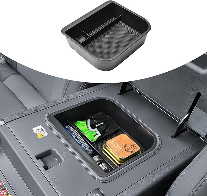 EDBETOS Cool Box Console Organizer Tray for Toyota Land Cruiser Prado 250 / Lexus GX550 2024 2025 2026 Accessories Armrest Storage Insert Tray Coin Holder Secondary Storage Box,Fits Only Cool Models