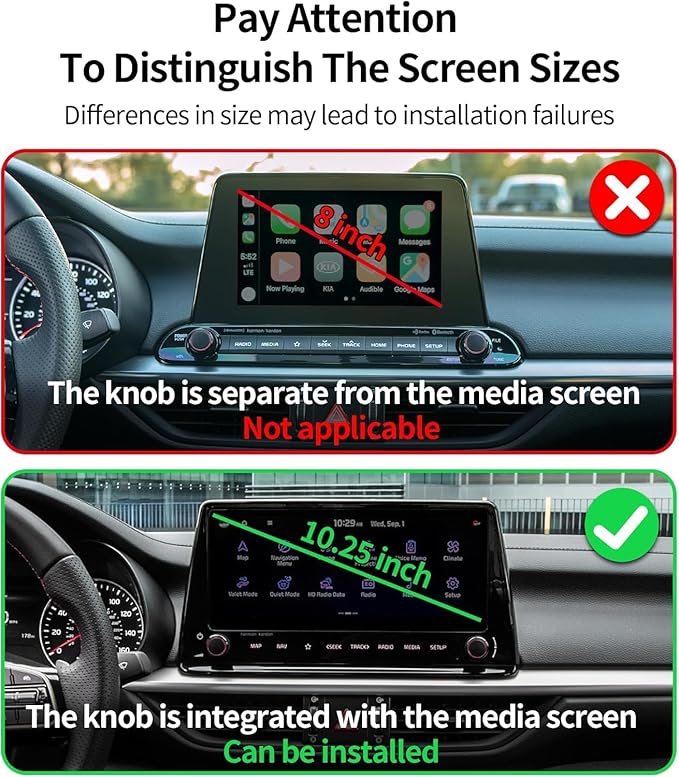 Car Phone Holder for Kia Forte 2022 2023 2024 Accessories Apply to 10.25 Inch Touchscreen 15W Fast Wireless Charger Screen Fixed Clip HandsFree Cell Phone Mount 360° Rotation