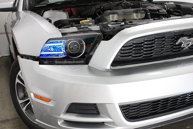 iJDMTOY RGBW Multicolor LED DRL Board Lighting Kit Compatible with 2013-2014 Ford Mustang, Control_by_Smartphone