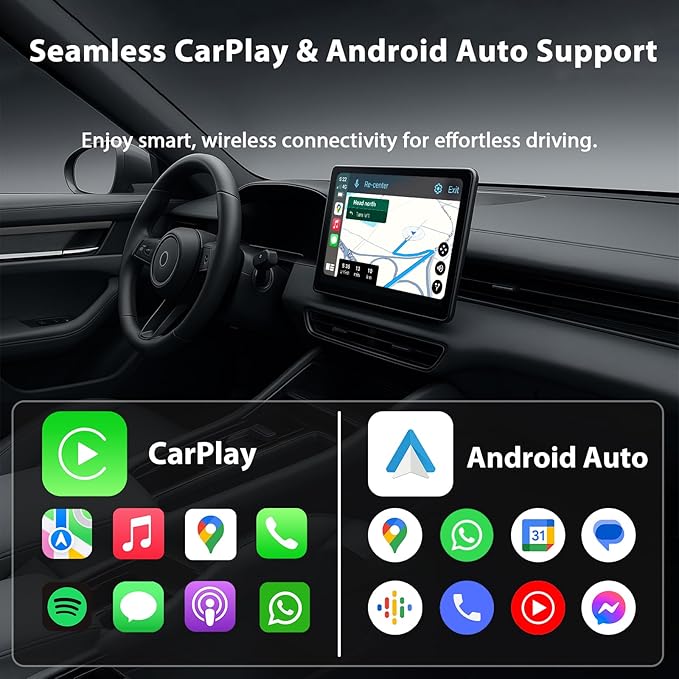 Sunweyer S40 Super Mini CarPlay Adapter Wireless Android Car Kit - for Vehicles with Factory Wired CarPlay, Auto Connect Wireless Adapter