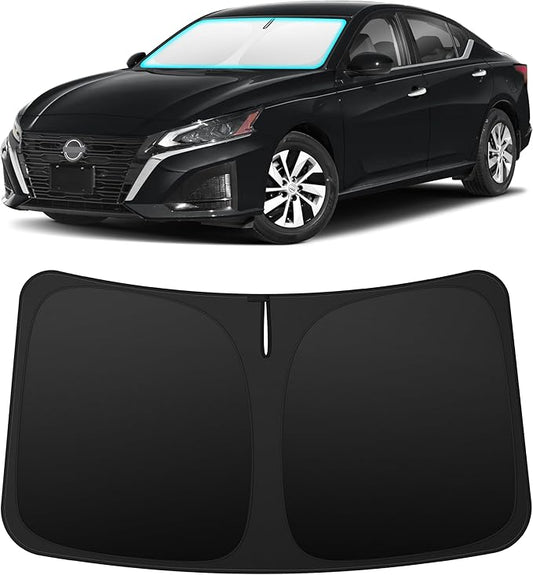 INSAUTO Custom Fit Windshield Sun Shade Accessories for Nissan Altima 2019-2026, Foldable Front Window Sunshade, UV & Heat Reflector, Keeps Interior Cool, Includes Storage Bag
