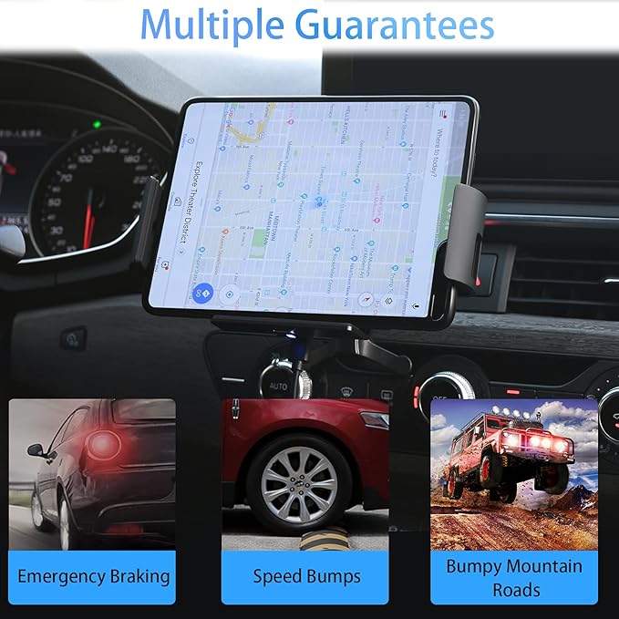 Wireless Car Charger Mount Compatible with Galaxy S25 Ultra/S25+/S25/S24/S23/S22 Series, Car Phone Wireless Charger for iPhone 17/Air/16/15/14/13/12 Series, Auto Clamp Air Vent Car Mount