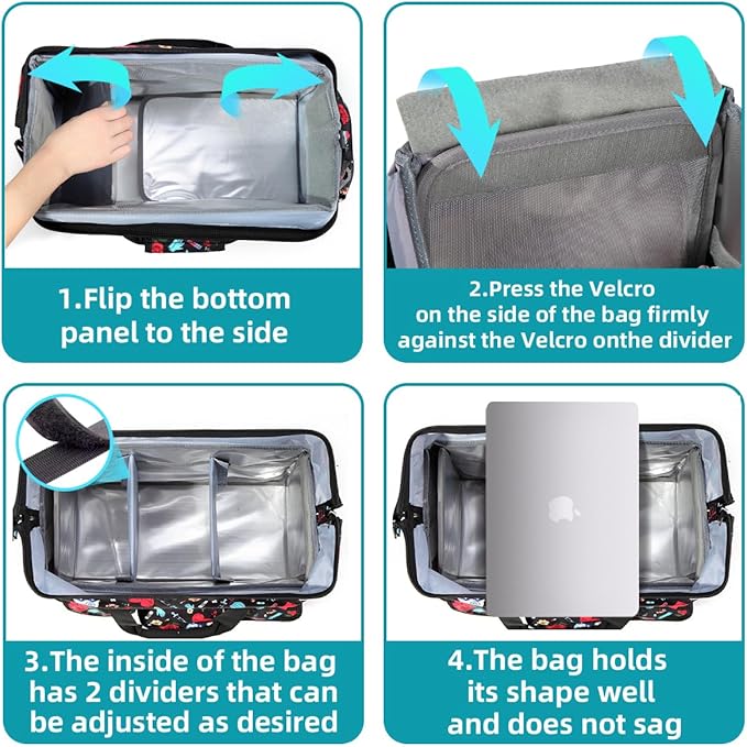 Nurse Rolling Medical Duffle Bag Work Nursing School College Student Must Have Clinical Home Health Cna Nr Gifts Carry On Bag with Wheels Doctor Emt Ems Healthcare Equipment Homecare Physician (Nurse)