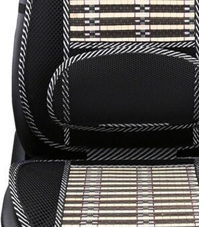 Cooling Car Seat Cover Set Ice Silk Breathable Universal Car Seat Cushion with Lumbar Support for Vehicles Stay Cool Comfortable in Summer Driving