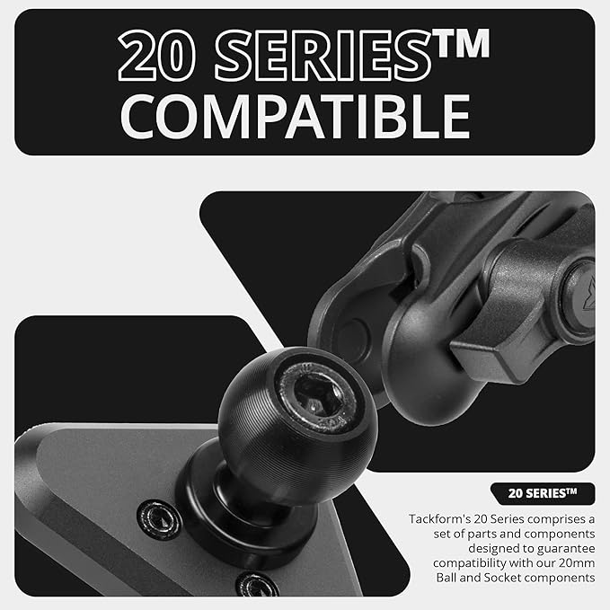 Tackform LINK Vent Phone Mount Compatible with 2015-2020 Ford F-150, 2017-2021 Super Duty, 2018-2021 Expedition | Aluminum | Universal Magnetic Holder | 2" Arm | Purple Knob | (NOT MAGSAFE Compatible)