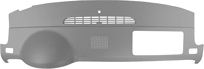 DashSkin Dash Cover Compatible with 2007-2014 Chevy Tahoe Suburban Avalanche & GMC Yukon & Yukon XL with Dash Speaker in Dark Titanium - Hard Molded Plastic Dashboard Cap