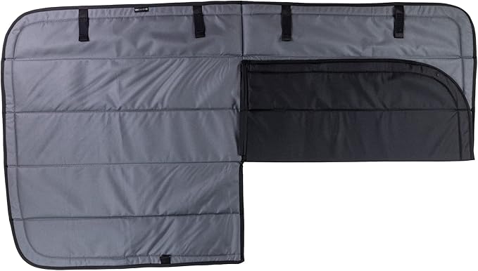 VanEssential Insulated Magnetic Blackout Window Cover Designed for Mercedes-Benz NCV3 & VS30 Crew Window with an Adventure Wagon KIT Installed (for Van Years 2007 to Current Model) - Charcoal Gray