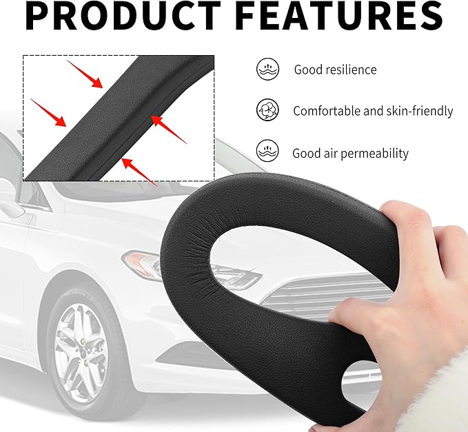 New Car Seat Gap Filler 2 Pack,Flexible Seat Gap Filler Strip to Avoid Dropping Items,Universal in Between Car Seats Catcher/Console Catcher for Cars Accessories Interior